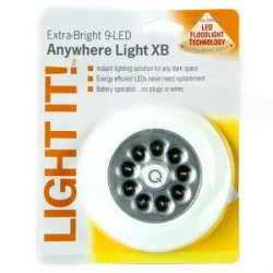 Luminaria Led Fulcrum Portátil 9 Led    Luz Blanca