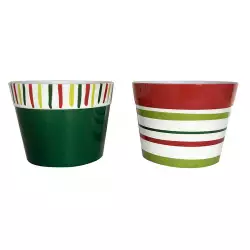 Maceta Nav Surtido Lineas 12.5X12.2X15Cm Miro 831-P006-04-23L