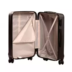 Maleta Lugano Bonucci 24 43X65X24Cm Negro Poliester At133-13