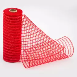 Malla Nav 25X823Cm 047-664284-25 Roja Lineas Decor