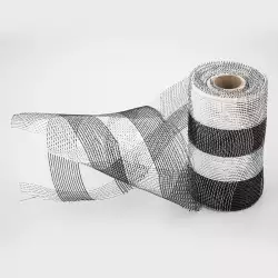 Malla Nav Blanco-Negro 15Cmx10Yds Miro 831-Amx082-