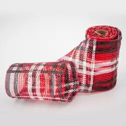 Malla Nav Rojo-Blanco-Negro 15Cmx10Yds Miro 831-Am