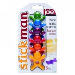 Marcador Vasos Joie Setx6 Hombrecitos En Silicona 49123