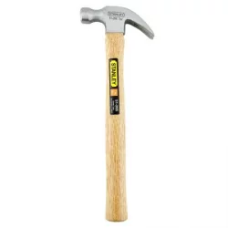 Martillo Stanley Cabo Madera Plateado Con Café