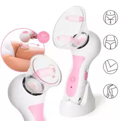 Masajeador Cosmetic Club Anticelulitico Blanco Y Rosa En Plastico