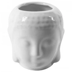 Matera Con Forma De Buda-Blanco 