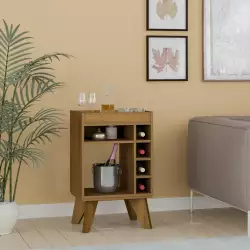 Mesa Auxiliar Bertolini Bar 45X72X32Cm Cafe Mdp 4102