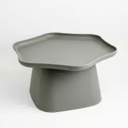 Mesa Auxiliar Expressions Colmena 50X28X56Cm Gris Plastico Ge10D0