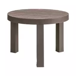 Mesa auxiliar redonda baru mocca