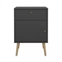 Mesa Noche Tvilum Bodo 50X39X72Cm Gris