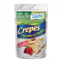 Mezcla Crepes Pancakes & Waffles Diety Bolsa 250 G.