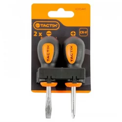 Mini Destornillador Tactix 205441 X2 Unidades