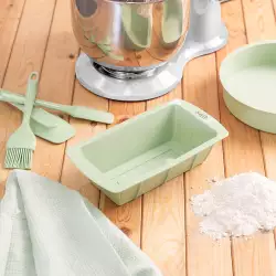 Molde Rectangular Expressions 25X7X14Cm Verde Silicona D600Kb0