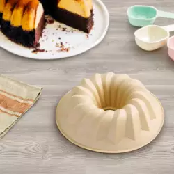 Molde Redondo Expressions 21X21X6Cm Beige Silicona D600Kb0066