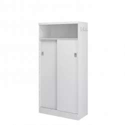Mueble Alacena Bertolini 76X155X38Cm Blanco Mdp 52813200
