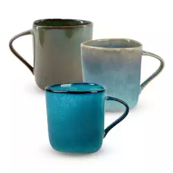 Mug Taza Expressions Set X3 315 Ml Porce