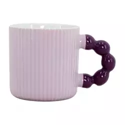 Mug Taza Expressions Violeta 340 Ml Porcelana