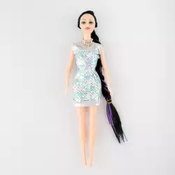 Muñeca Fashion Basic Maypa Vestido Violeta 832-46-A93229