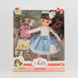 Muneca Fashion Maypa Accesorio Mascota 26X7Cm Azul