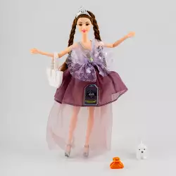 Muneca Fashion Maypa Orquidea 28X6Cm Gris