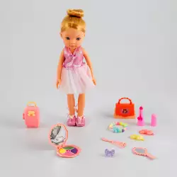 Muneca Maypa Accesorios 23X10Cm Rosado