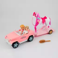 Muñeca Maypa Carro Pony 65X18Cm Surtido