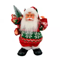 Muñeco Santa Parado con Música y Movimiento Santini