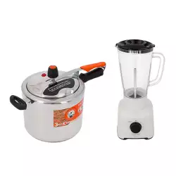 Olla A Presion Imusa 7 Lt + Licuadora Powermix Plus 2 Vel 58610304