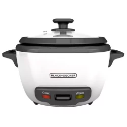 Olla Arrocera B+D 14 Tz Blanca Cesta Vaporizadora Rc514