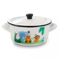 Olla North 22 Cm Blanco Acero Esmaltado 1906