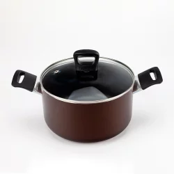 Olla Tefal 22Cm Aluminio Antiadherent Induccion Tapavidrio Day By