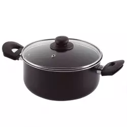 Olla Universal 28Cm Universal Te Con Tapa De Vidri