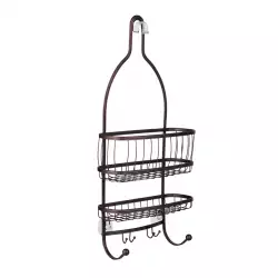 Organizador De Ducha Idesign York Lyra Caddy Bronce