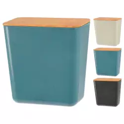 Organizador Excellent Houseware 13X8X13.7 Cm Tapa Bambu Surtido 10