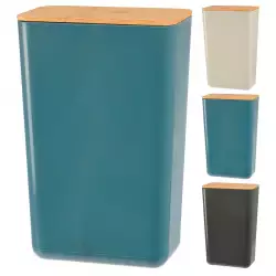 Organizador Excellent Houseware 13X8X20 Cm Tapa Bambu Surtido 1010