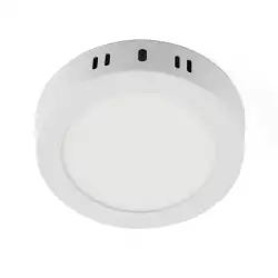 Panel sobreponer vatio redondo luz fria cm