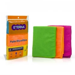 Paños Limpieza Eterna 418009020 Microfibra Surtido 3 Un