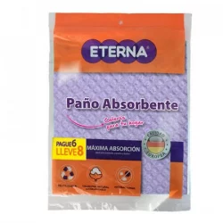 Panos Limpieza Eterna 485010804 Absorbente Pague 6 Lleve 8 Un