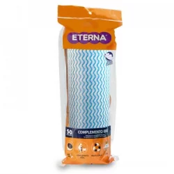 Paños limpieza rollo Eterna 418009023 precortados 50 Un