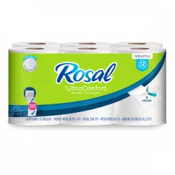 Papel Higienico Rosal Ultraconfort 16Cm 12 Ud 100130946