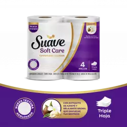 Papel Higienico Suave Soft Care 20Cm 4 Ud 100330423