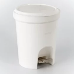 Papelera 6.6  Litros Sanremo Blanca