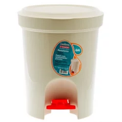 Papelera 6.6 Litros Sanremo Beige