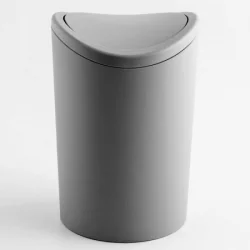 Papelera de Baño Vaiven 6 Litros Tatay Gris