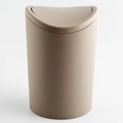 Papelera de Baño Vaiven 6 Litros Tatay Taupe