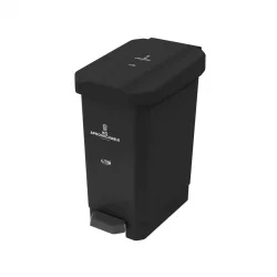 Papelera Estra Bins Pedal 10 Lt Negro No Aprovechable 4-1042674