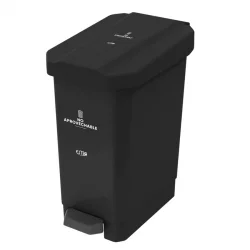 Papelera Estra Bins Pedal 22 Lt Negro No Aprovechable