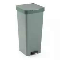 Papelera Tatay Grande Gris 40 Lt Plastico 1021407