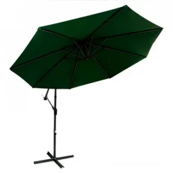 Parasol Clark 295X200X295Cm Verde Poliester SuS101G