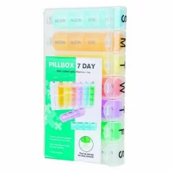 Pastillero Organizador De 7 Días Colores